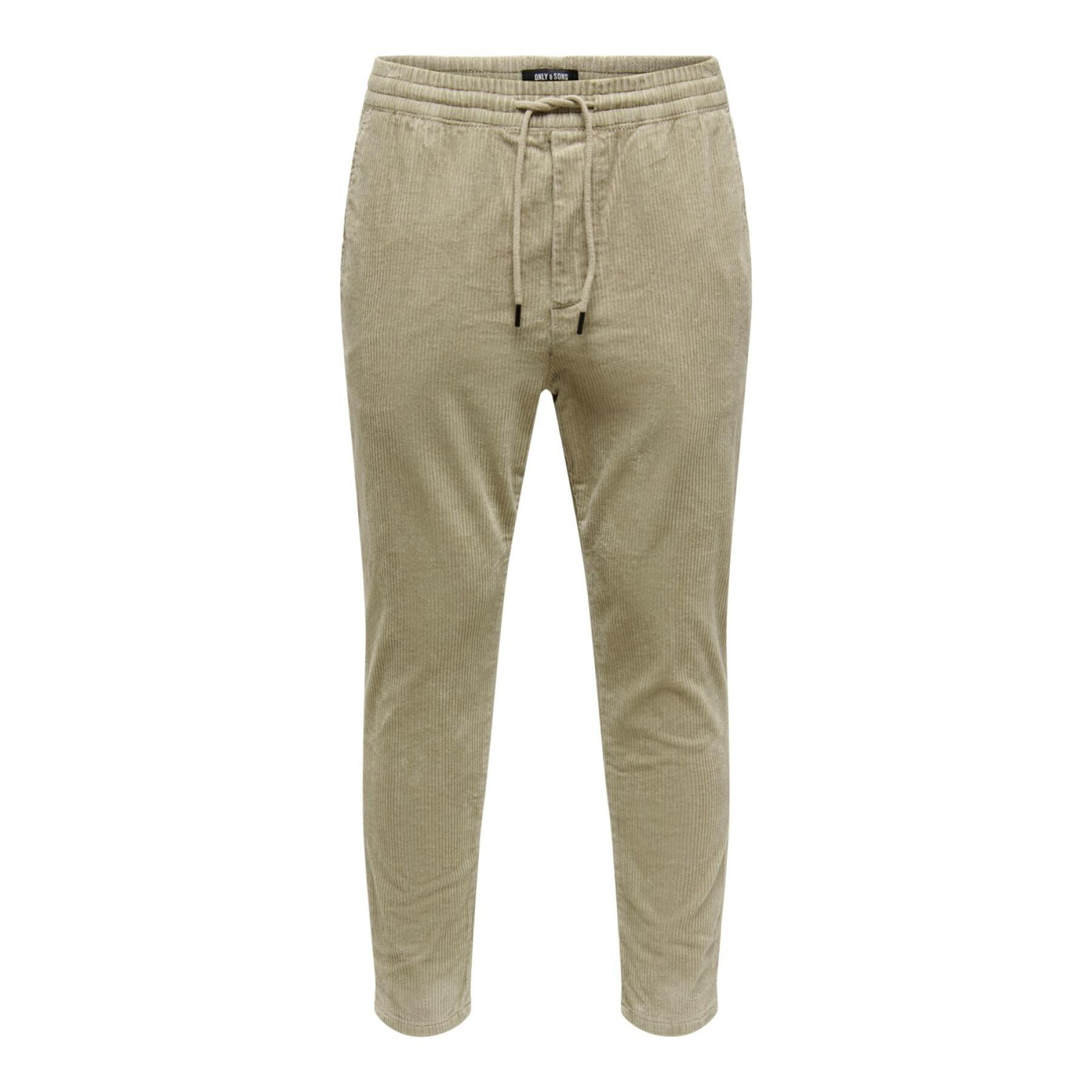 Pantaloni Only & Sons Onslinus Cropped Cord 9912