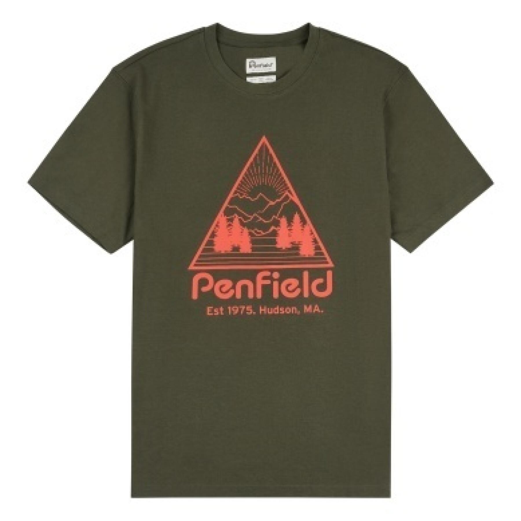 Maglietta Penfield Triangle Mountain Graphic