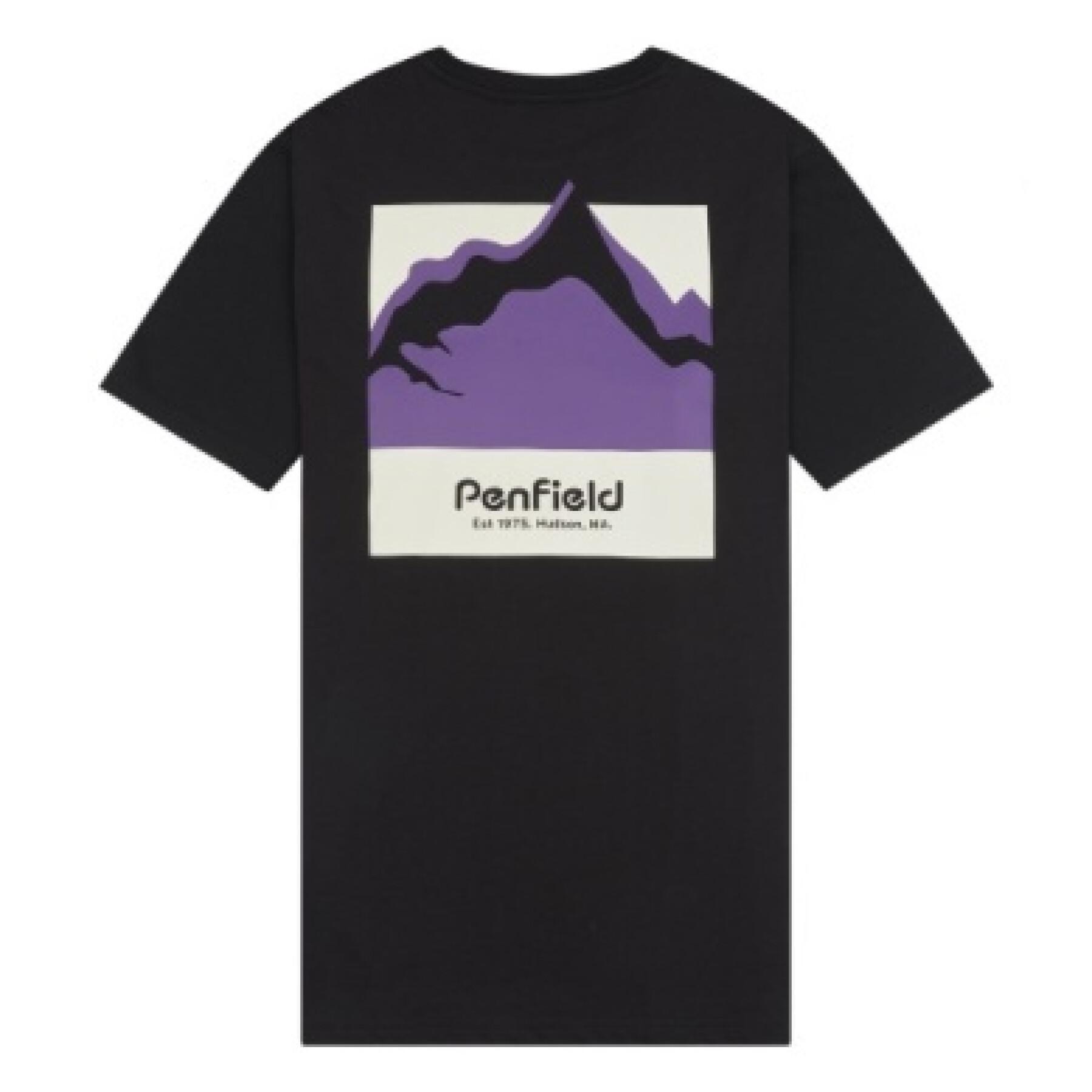 T-shirt oversize da donna Penfield montain graphic