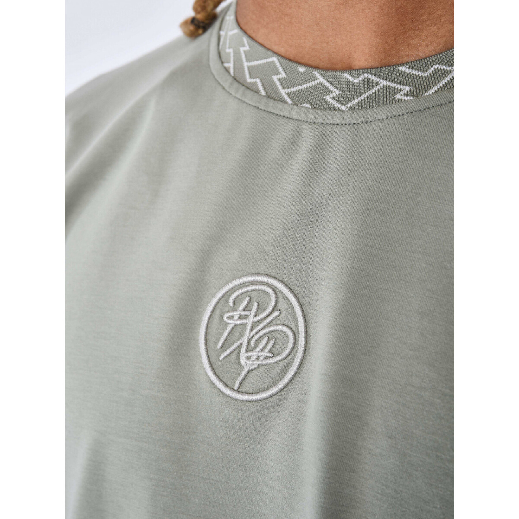 T-shirt con dettagli in tessuto Project X Paris Labyrinthe