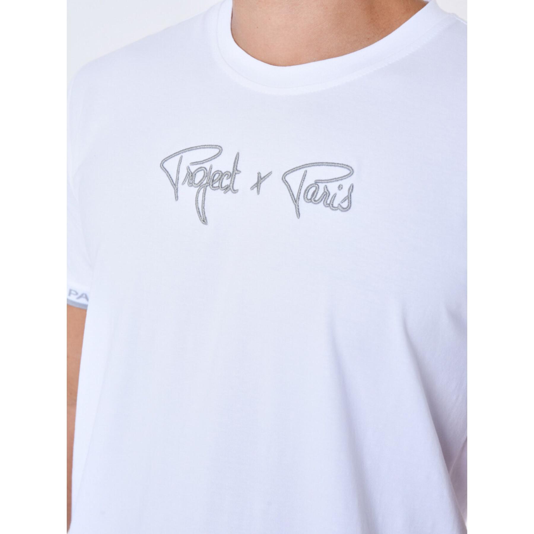 T-shirt con logo ricamato Project X Paris