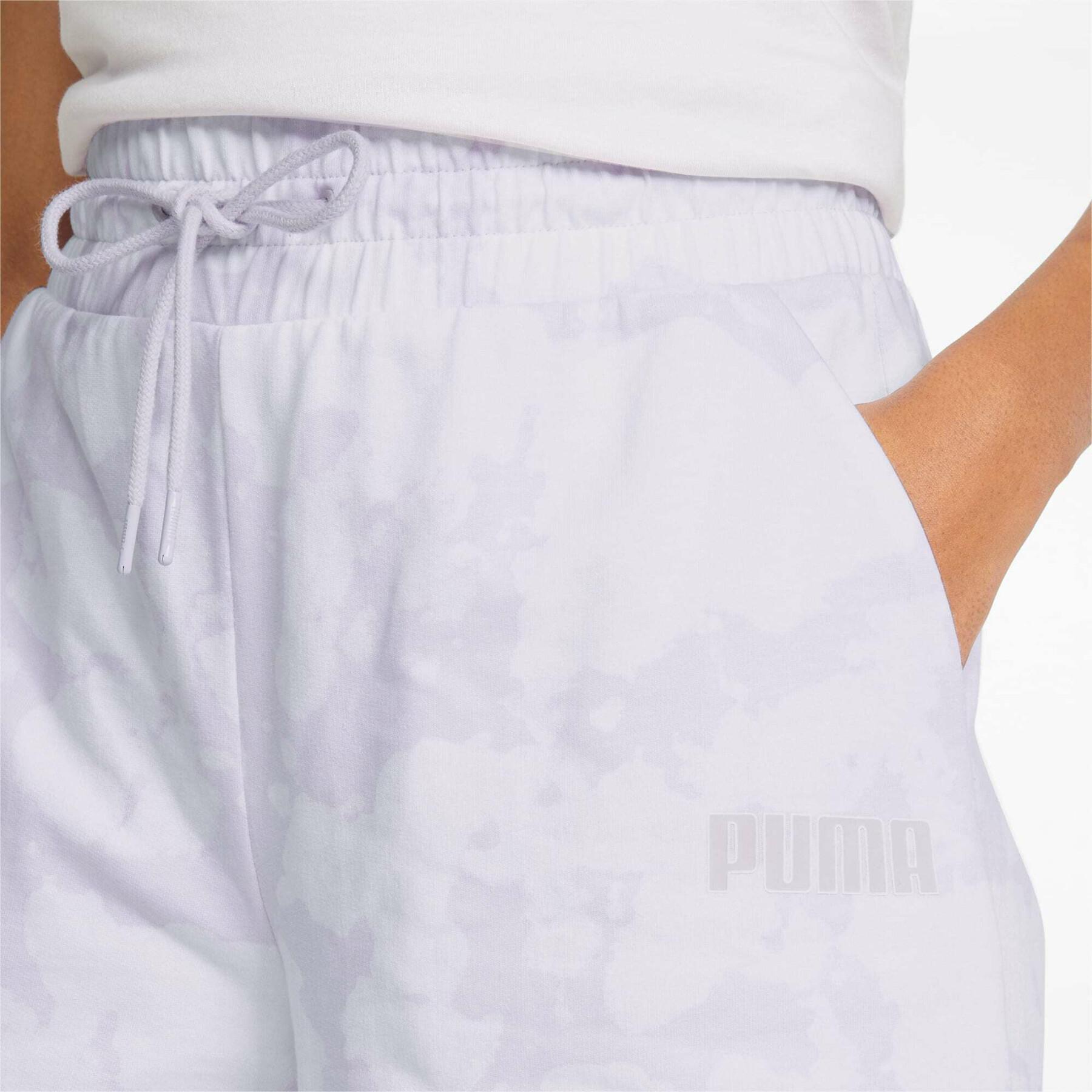 Pantaloncini da donna Puma Summer Graphic 7" Aop Longline Tr