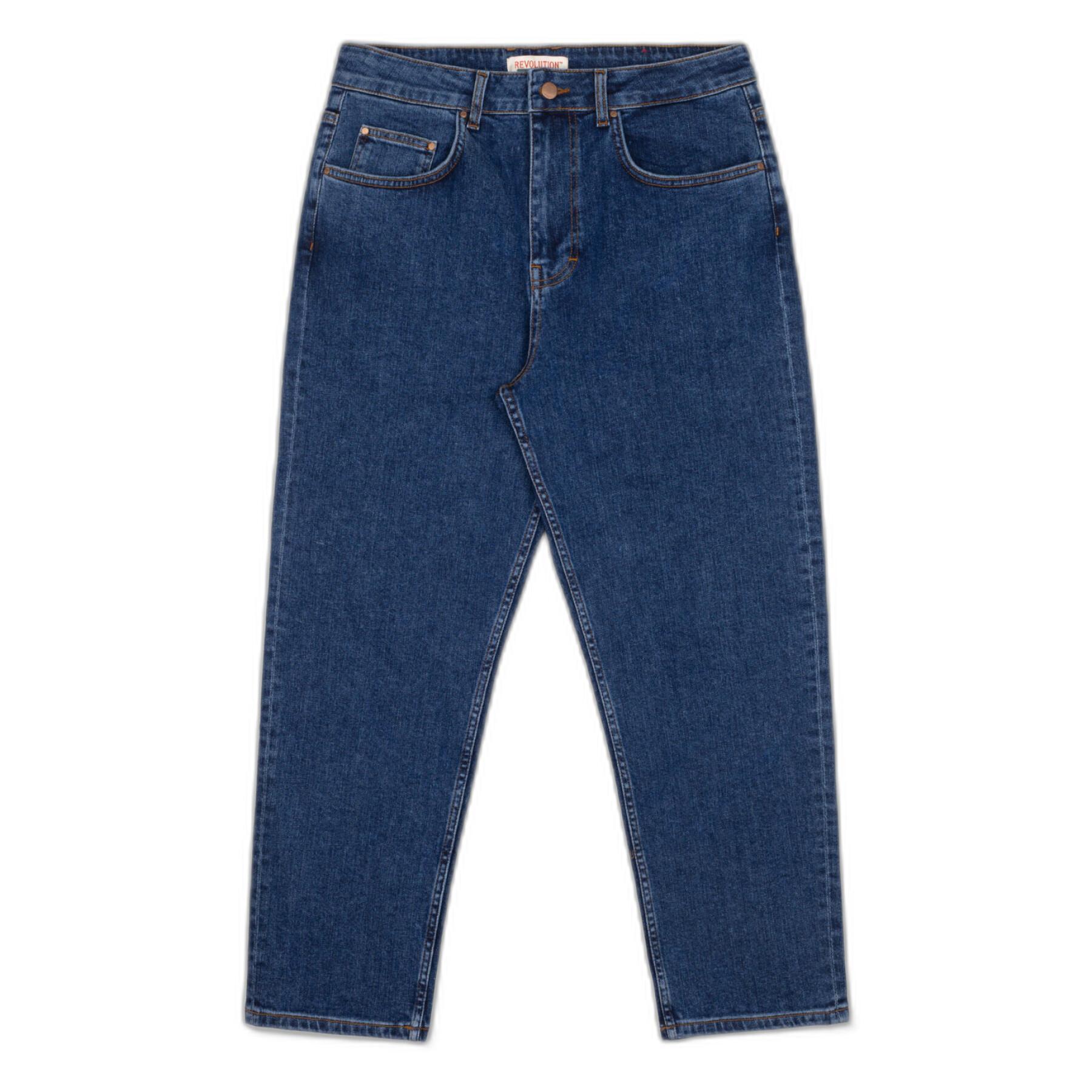 Jeans relaxed fit in cotone organico elasticizzato Revolution