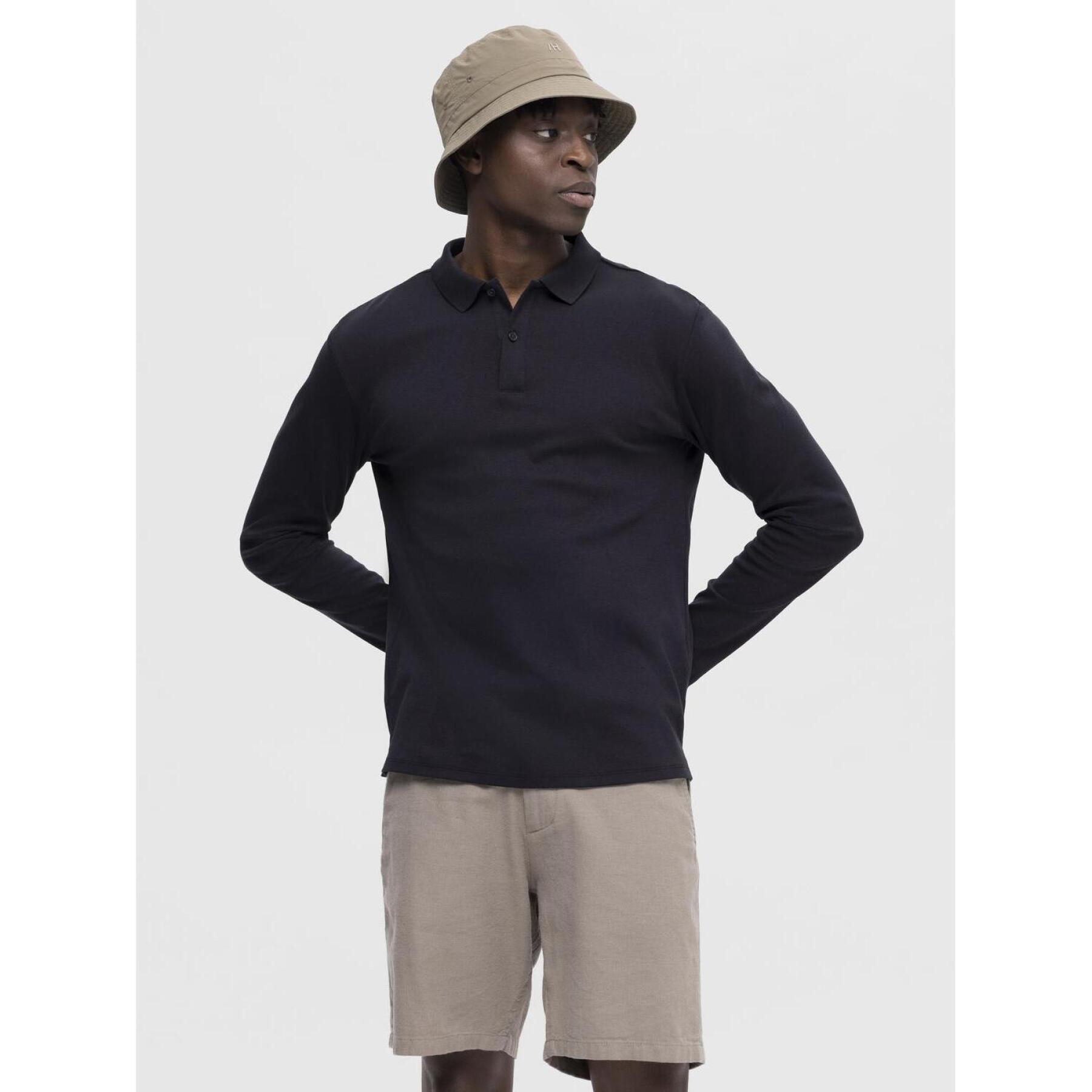 Polo a maniche lunghe Selected Slim-toulouse