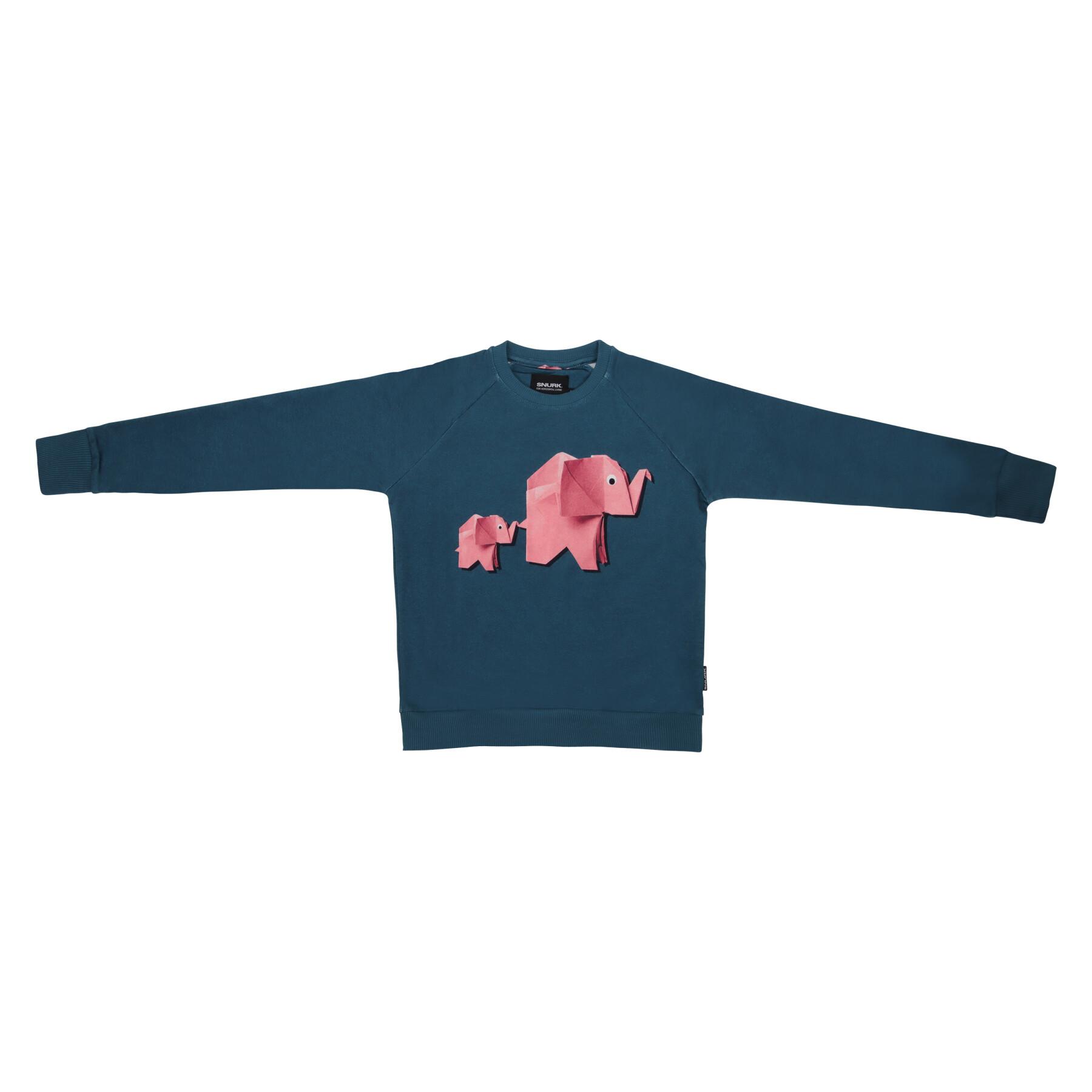 Maglione per bambini Snurk Elephant Gots