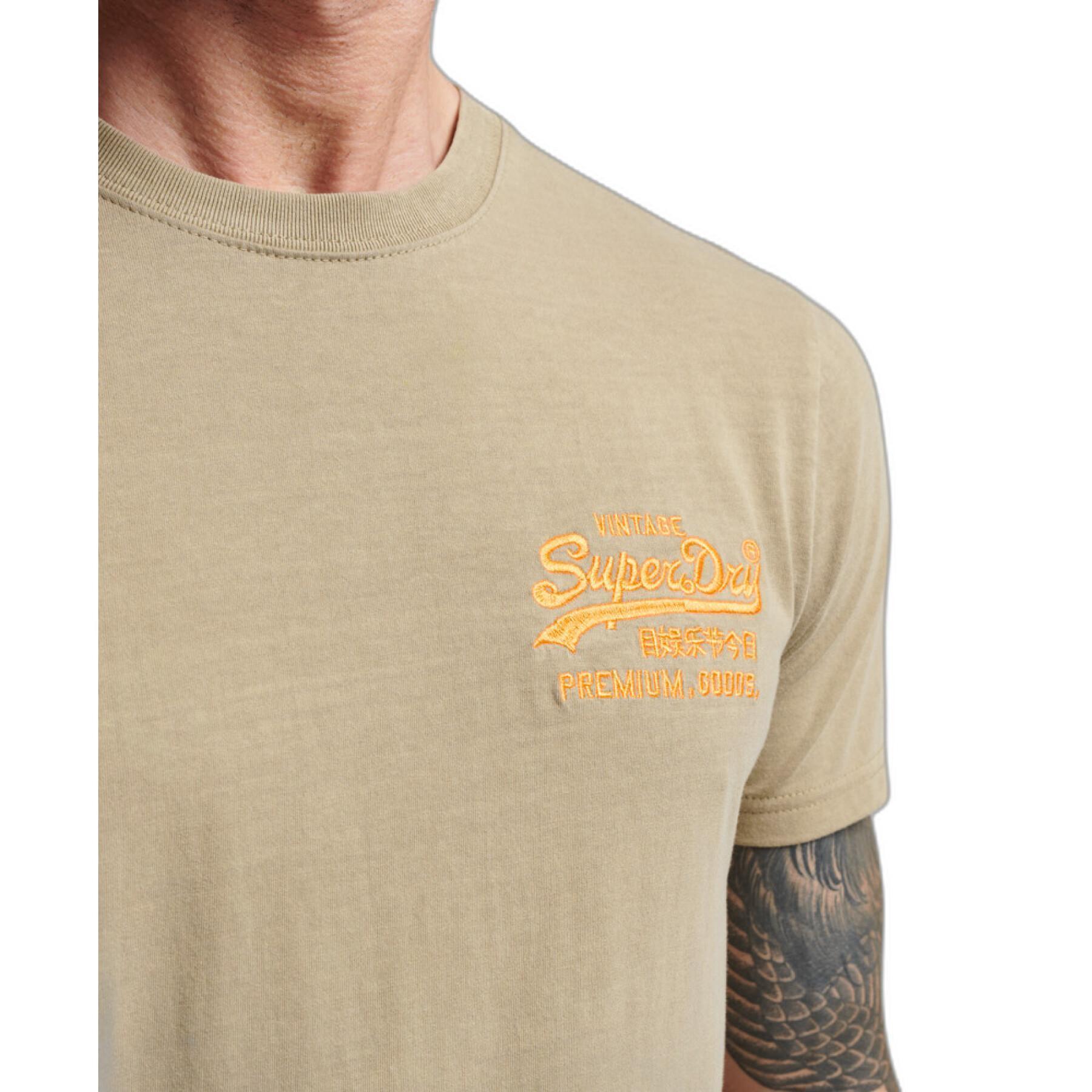 T-shirt con logo neon Superdry Vintage