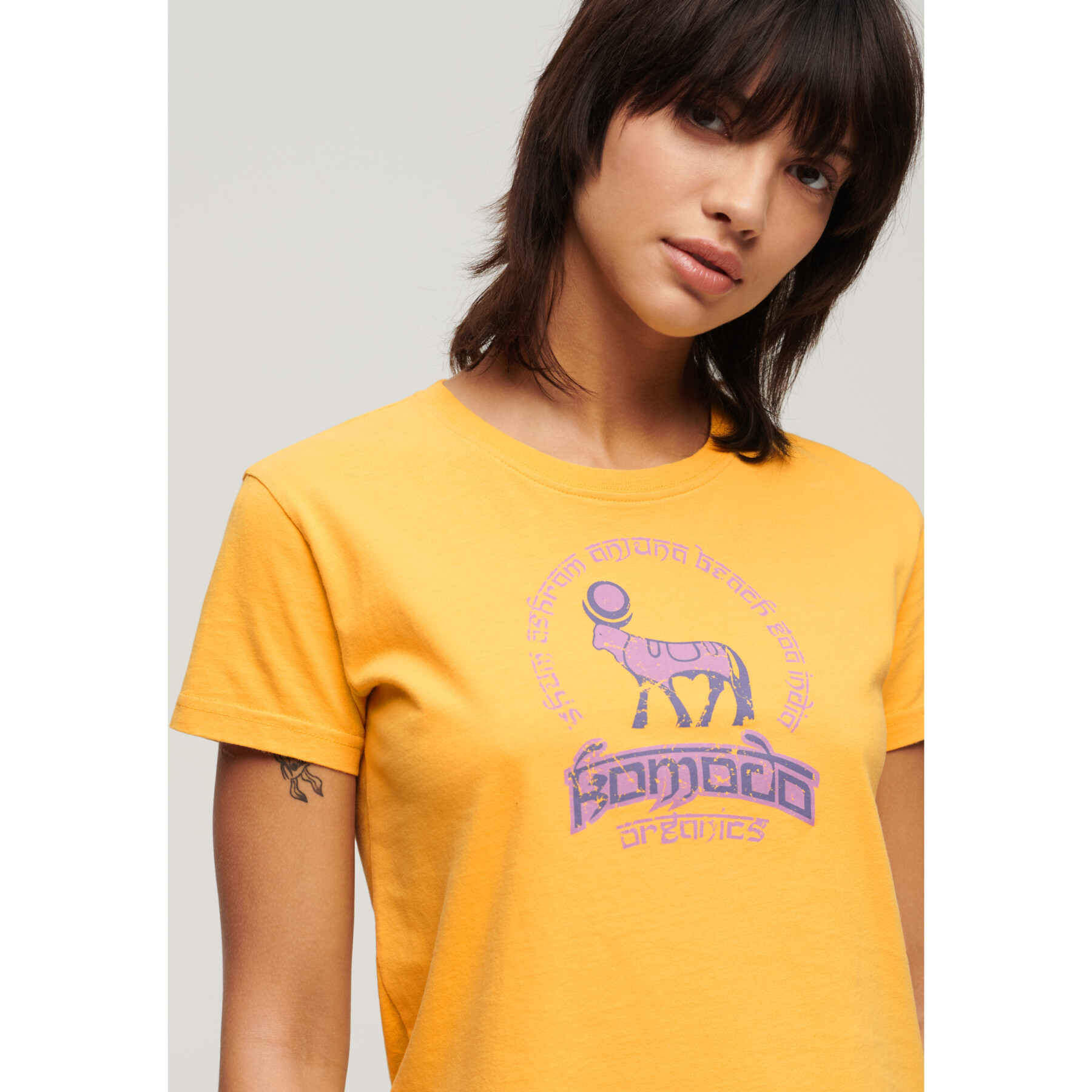 T-shirt  da donna Superdry X Komodo Ashram