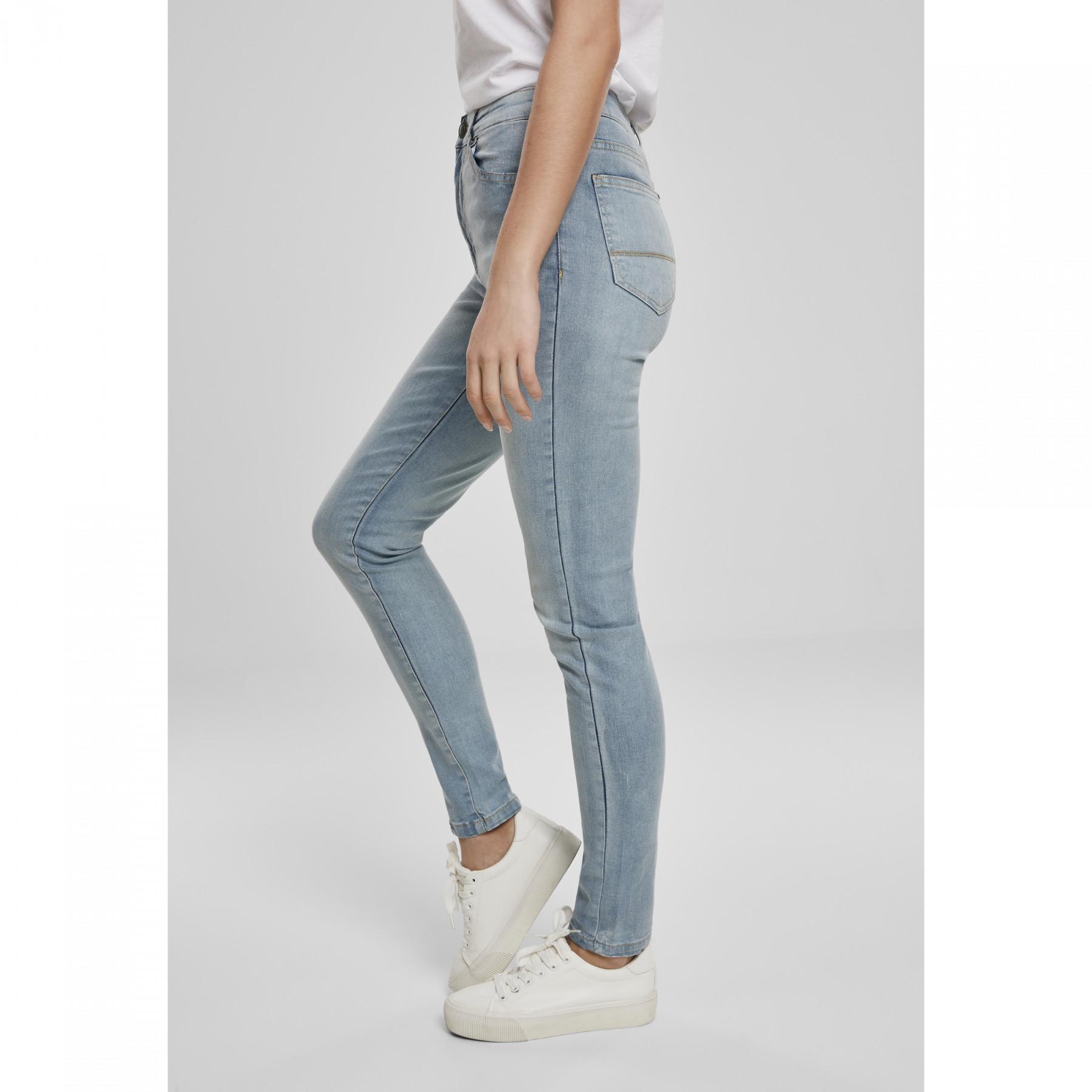 Jeans da donna Urban Classics high waist slim