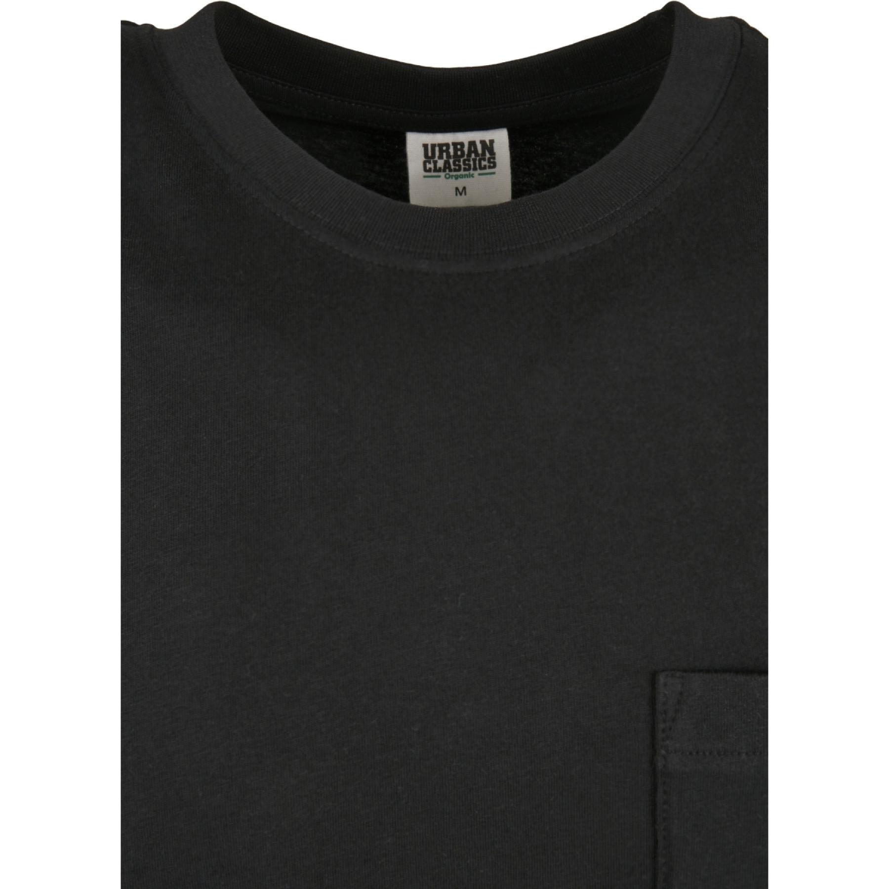 T-shirt Urban Classics cotone organique basic pocket