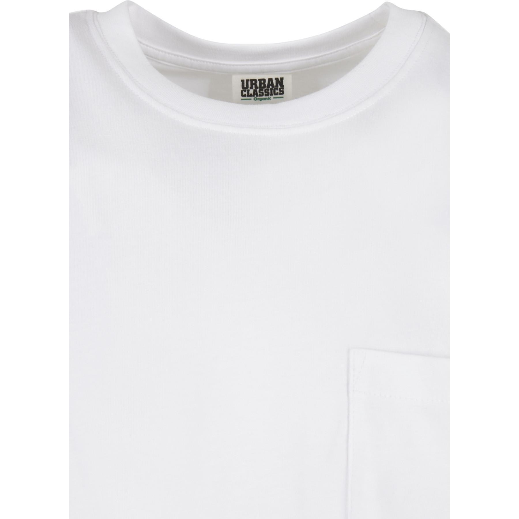 T-shirt Urban Classics cotone organique basic pocket
