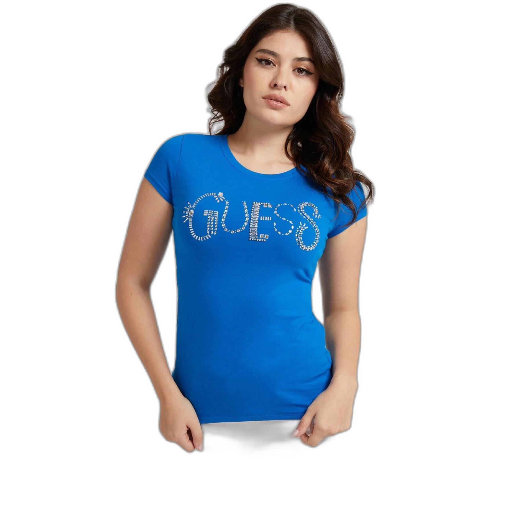 T-shirt a manica corta da donna Guess Jewel R3
