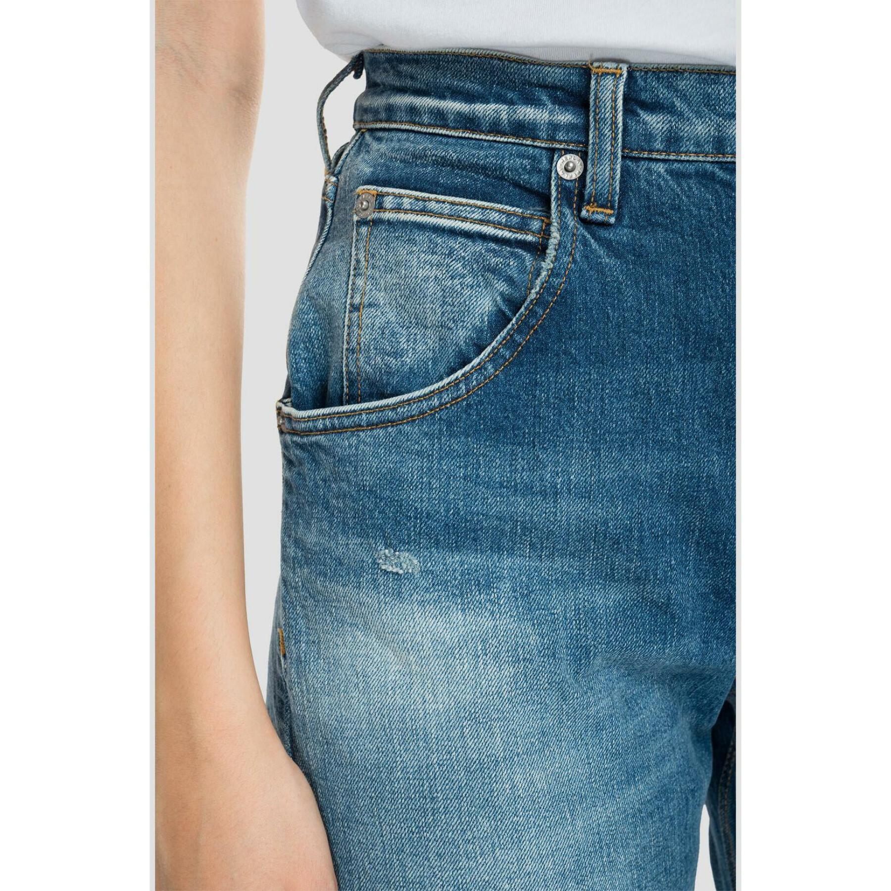 Jeans affusolati crop da donna Replay zanha