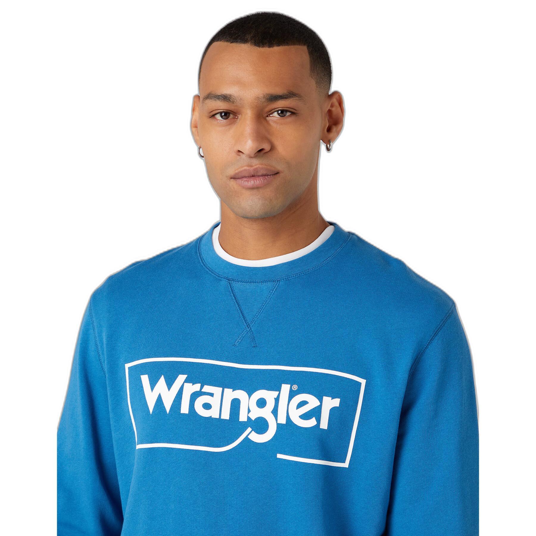 Sweatshirt collo rotondo Wrangler Frame Logo