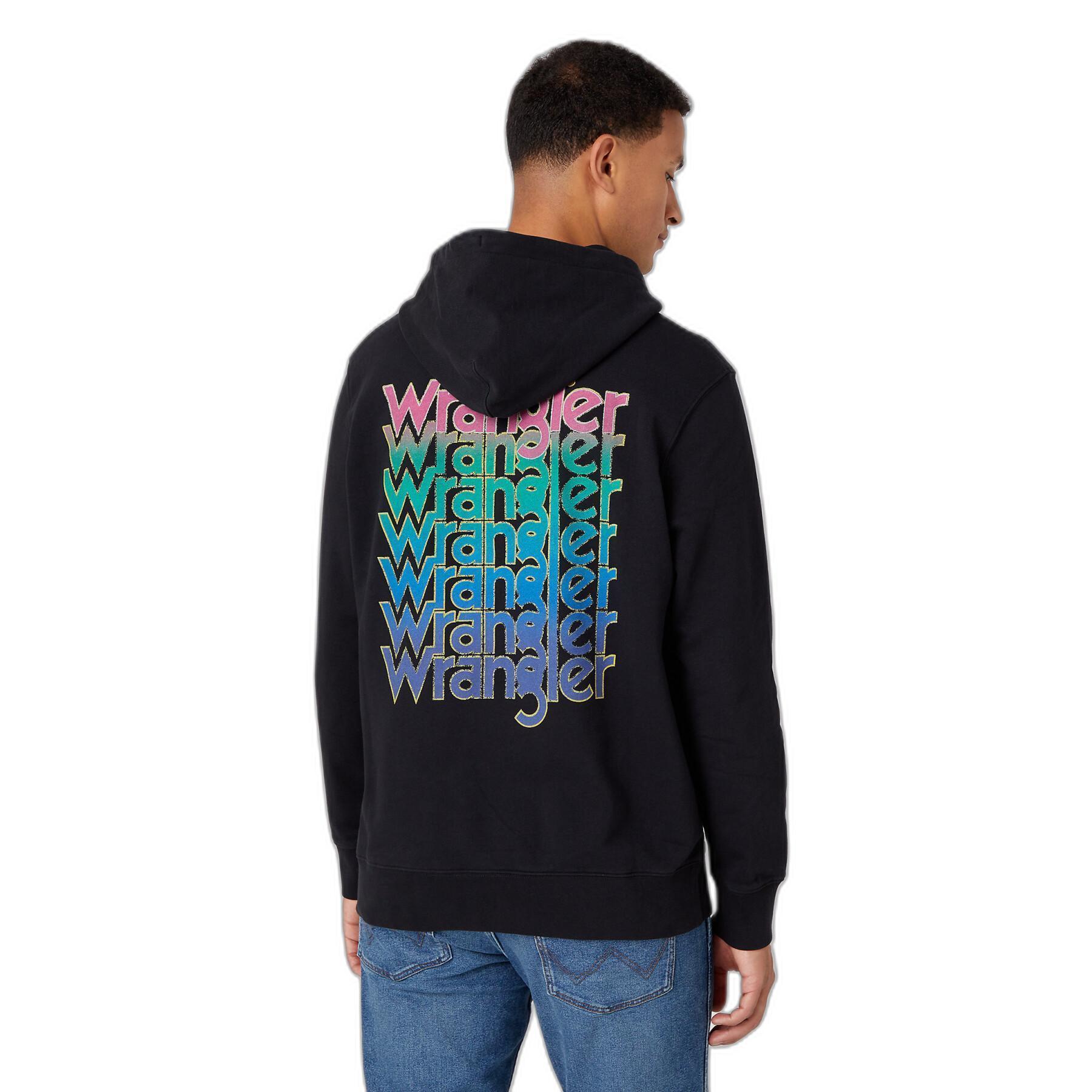 Sweatshirt Wrangler con cappuccio Graphic