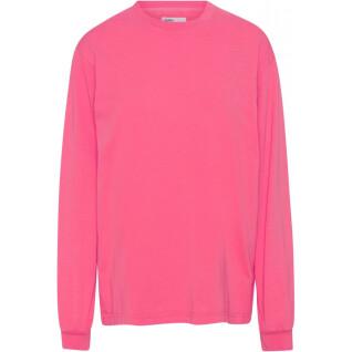 Maglietta a manica lunga Colorful Standard Organic oversized bubblegum pink