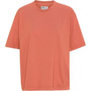 Maglietta da donna Colorful Standard Organic oversized dark amber