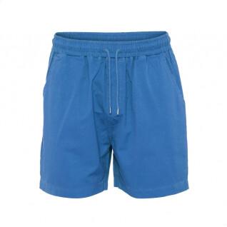 Pantaloncini in twill Colorful Standard Organic pacific blue