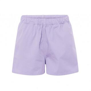 Pantaloncini in twill da donna Colorful Standard Organic soft lavender
