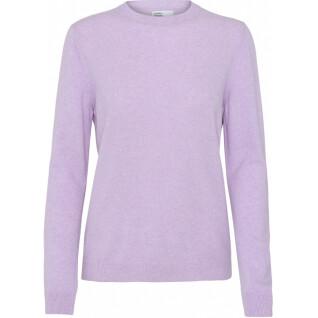 Maglione girocollo in lana da donna Colorful Standard light merino soft lavender