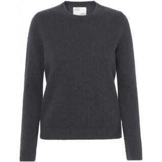 Maglione girocollo in lana da donna Colorful Standard Classic Merino lava grey