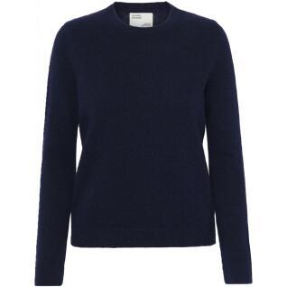 Maglione girocollo in lana da donna Colorful Standard Classic Merino navy blue
