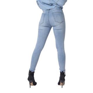 Skinny fit logo jeans etichetta donna Project X Paris
