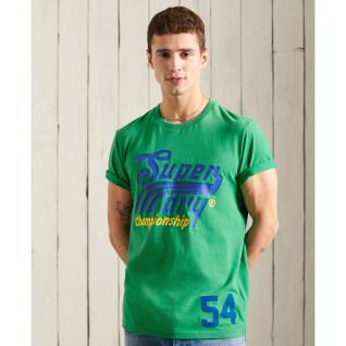 T-shirt leggera con motivo Superdry Collegiate
