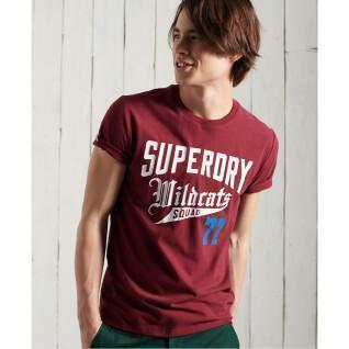 T-shirt leggera con motivo Superdry Collegiate