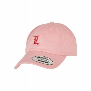Cappellino con visiera Urban Classics Letter Pink Low Profile