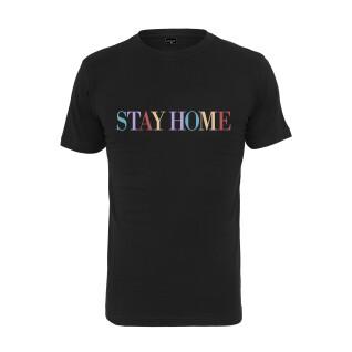 T-shirt Mister Tee unisex stay home wording