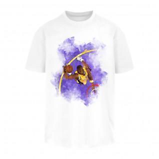 T-shirt Urban Classics Basketball Clouds 2.0 Oversize