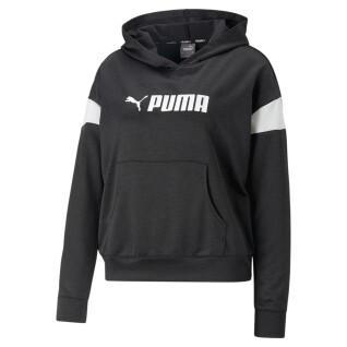 Sweatshirt felpa con cappuccio da donna Puma Fit Tech