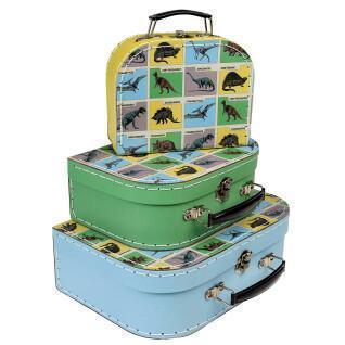 Set di 3 valigie per bambini Rex London Prehistoric Land