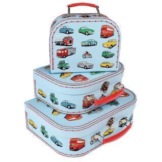 Set di 3 valigie per bambini Rex London Road Trip