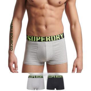 Boxer in cotone biologico Superdry Dual Logo (x2)
