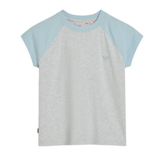 T-shirt donna in cotone biologico con maniche raglan Superdry Essential