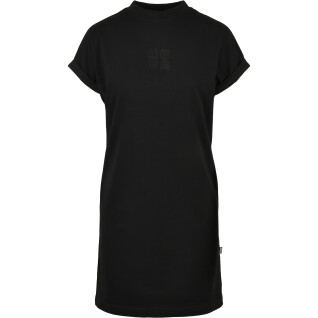Abito maglietta da donna Urban Classics cut on sleeve printed (Grandes tailles)