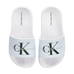 Pantofole per bambini Calvin Klein Jeans Logo Print