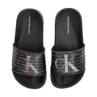 Pantofole per bambini Calvin Klein Jeans Holographic