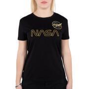 T-shirt donna Alpha Industries NASA embroidery T