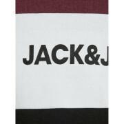 Felpa con cappuccio per bambini Jack & Jones Logo Blocking