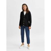 Cardigan da donna Selected Emmy knit button