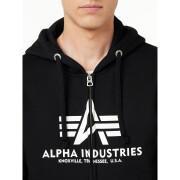 Felpa Alpha Industries con cappuccio Basic Zip