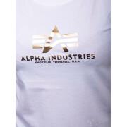 Maglietta da donna Alpha Industries New Basic Foil Print