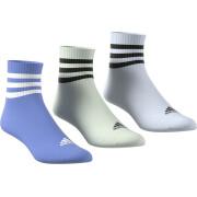 Mezzi calzini per bambini adidas 3-Stripes Sportswear (x3)