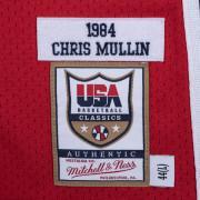 Maglia della squadra autentica USA alternate Chris Mullin 1984