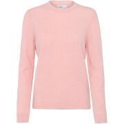 Maglione girocollo in lana da donna Colorful Standard light merino faded pink