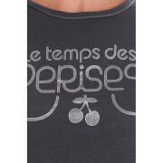 T-shirt stampata a maniche corte da donna Le temps des cerises Basitrame
