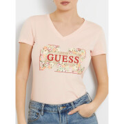 T-shirt da donna Guess Logo Flowers