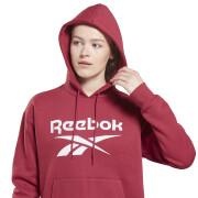 Felpa da donna con cappuccio Reebok Identity Logo Fleece